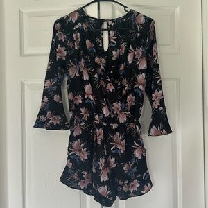 XS floral romper
